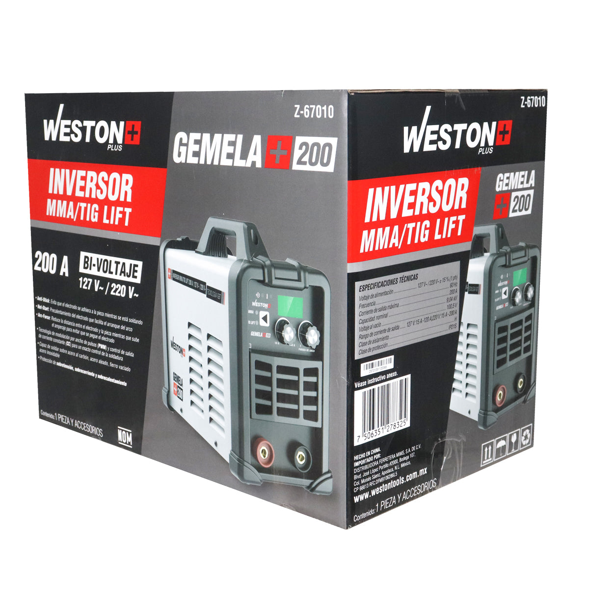 WESTON MMA/TIG LIFT 200